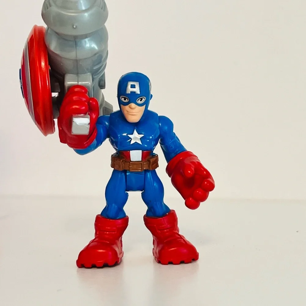 Captain America Superhero Action Figure - Blue and Red